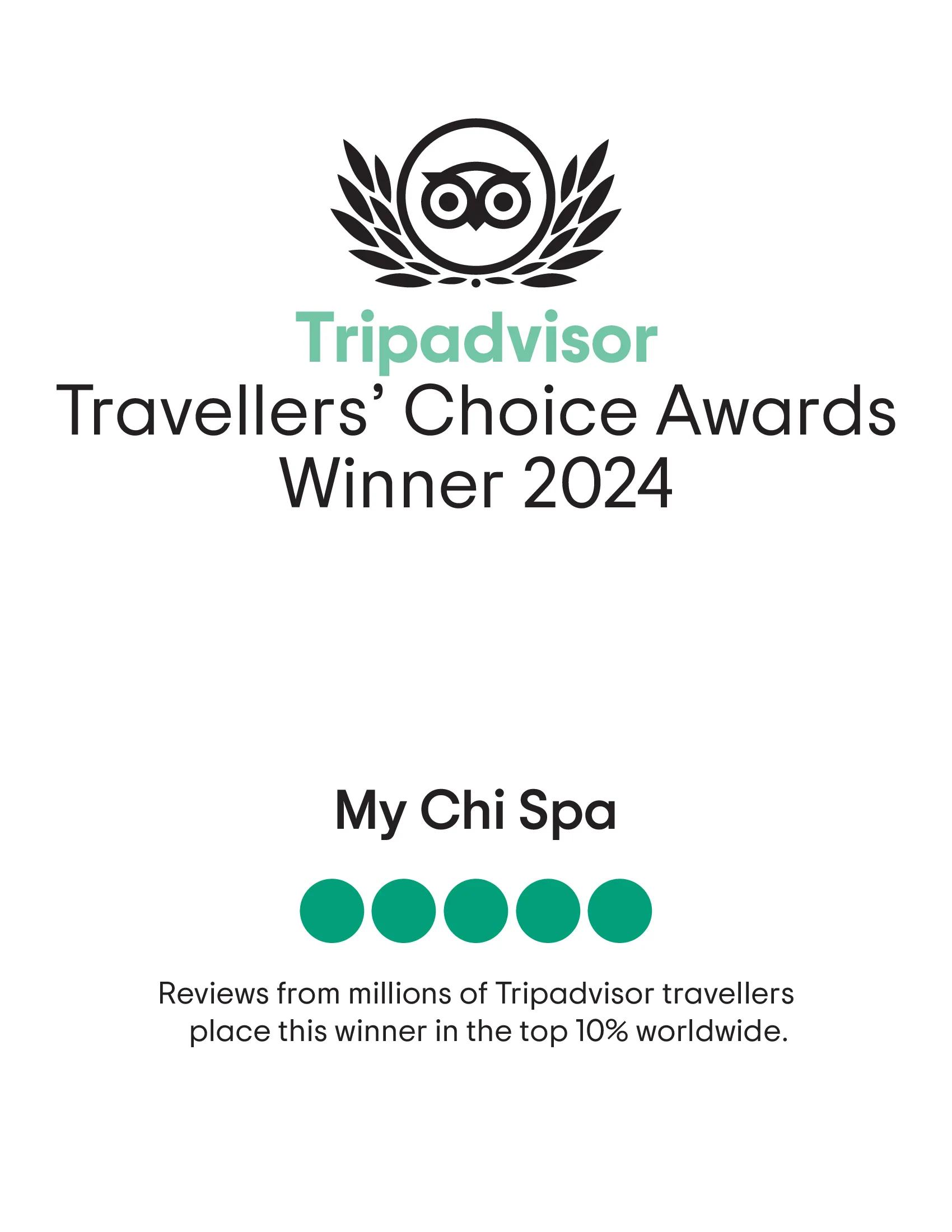 2024- TripAdvisor- Travellers_ Choice Awards 2024- MyChiSpa