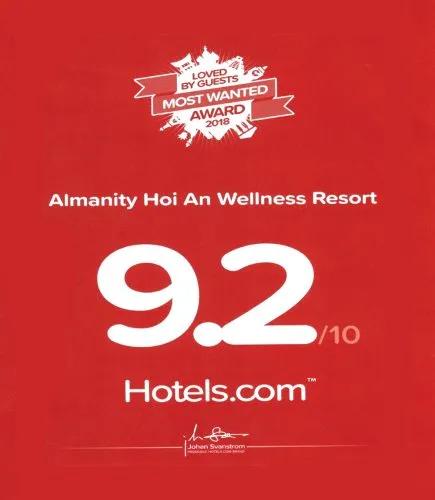 Most Wanted Award by Hotels.com