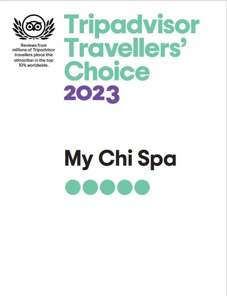 Tripadvisor - Traveller Choice Award - Mychi Spa