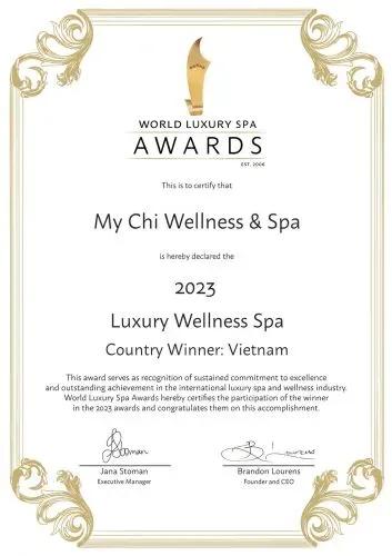 WLHA- Luxury Wellness Spa_Country Winner Vietnam