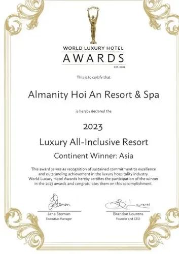 WLHA- Luxury All-Inclusive Resort_Continent Winner Asia